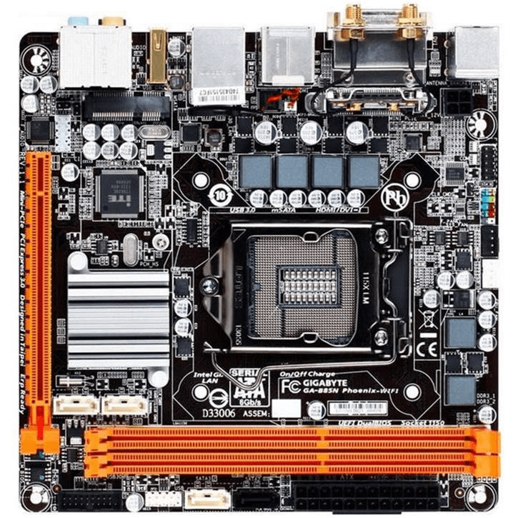 GIGABYTE GA-B85N PHOENIX-WIFI Intel LGA 1150 (Socket H3) mini ITX Motherboard