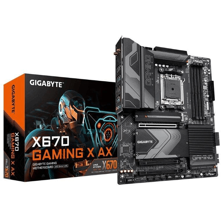 Gigabyte X670 Gaming X AX AMD Socket AM5 WiFi 6 ATX Motherboard GA-X670-GAMING-X-AX