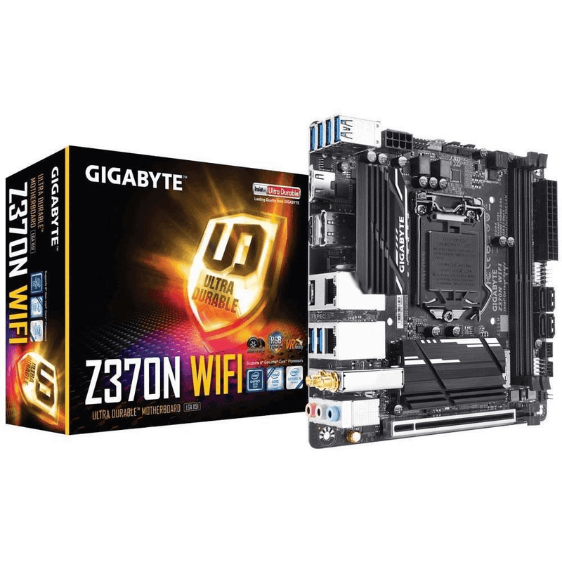 GIGABYTE Z370N WIFI motherboard LGA 1151 (Socket H4) Mini ITX Intel Z370 GA-Z370N-WIFI