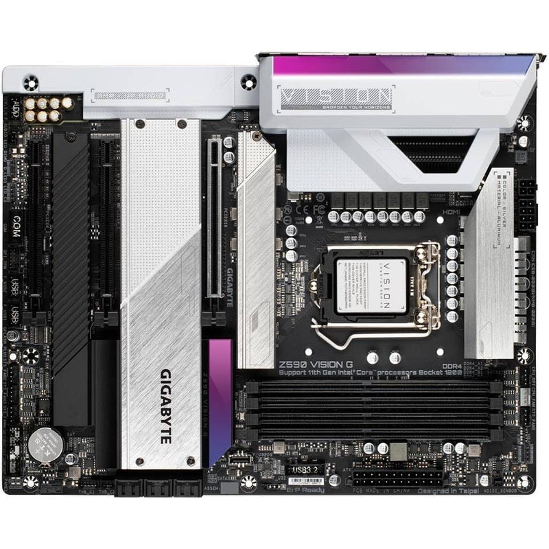 Gigabyte Vision G Z590 Intel LGA1200 ATX Motherboard GA-Z590-VISION-G