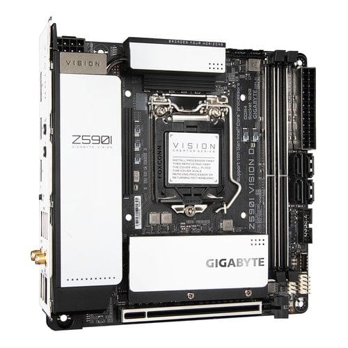 Gigabyte Vision D Intel LGA 1200 mini ITX Motherboard GA-Z590I-VISION-D