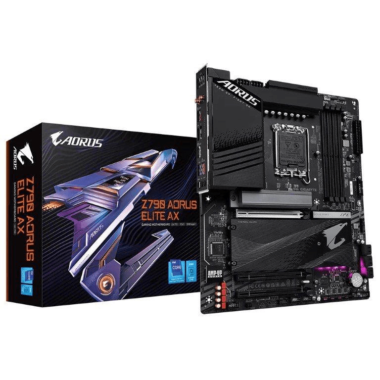 Gigabyte Z790 Aorus Elite AX Intel Socket LGA 1700 WiFi 6 ATX Motherboard GA-Z790-AORUS-ELITE-AX