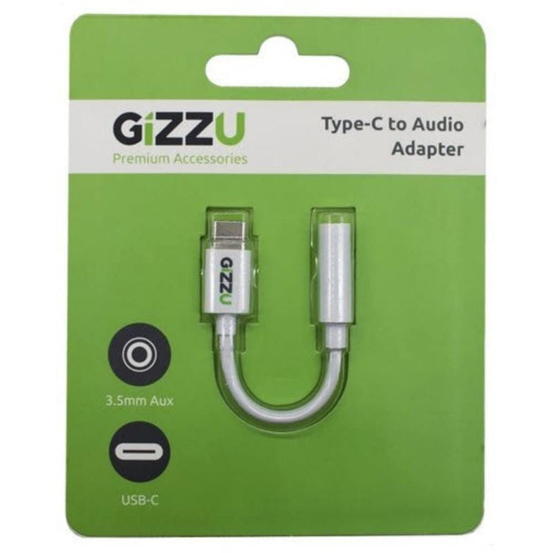 Gizzu USB-C to Audio Adapter White GACUCAW