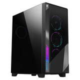 Gigabyte Aorus C500 Glass Mid Tower Gaming PC Case Black GB-AC500G