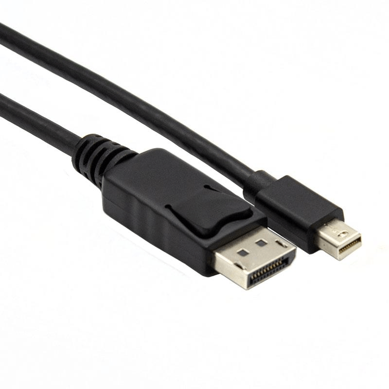 Gizzu Mini DP to DP 4k 30Hz 4k 60Hz 1.8m (Thunderbolt 2 compatible) Cable Black - GCMDPDP18M