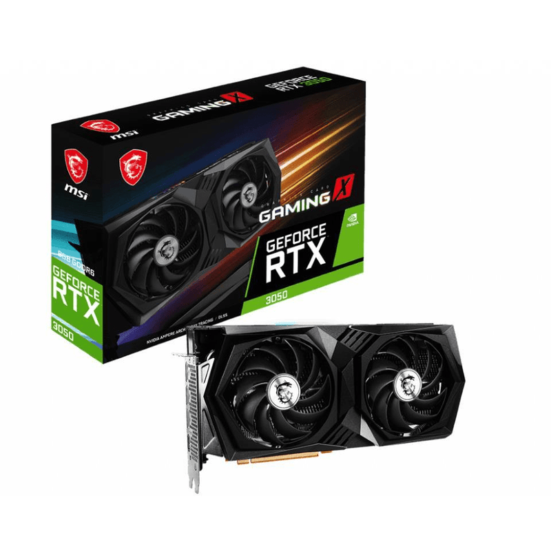 MSI RTX 3050 Gaming X 8GB GDDR6 Graphic Card GEFORCE RTX 3050 GAMING X