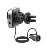 Gizzu Bluetooth 5 USB RGB LED PD 18W QC3.0 18W USB MicroSD FM Transmitter Handsfree Kit - GFMV18PD
