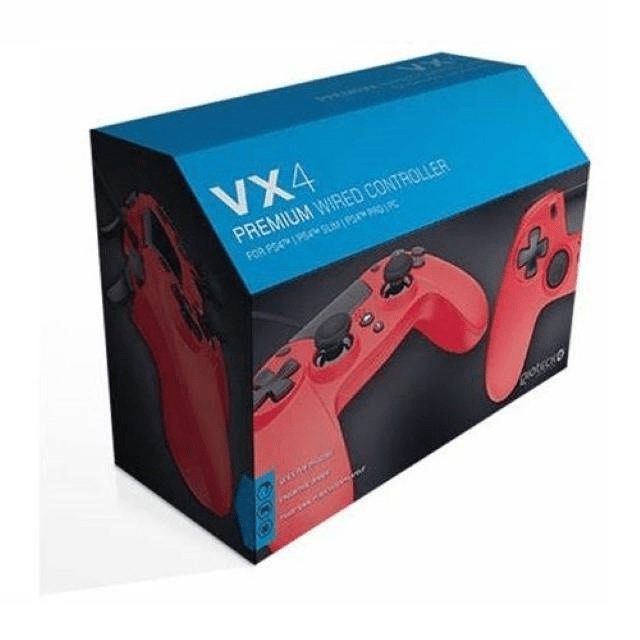 Gioteck VX-4 Wired Controller PS4 Red (6/24) Gamepad VX4PS4-13-MU