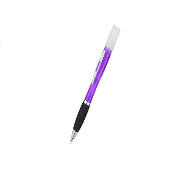 Geeko Blue Ink Sanitizing Pen 3 in 1- Purple GKSSPPUR