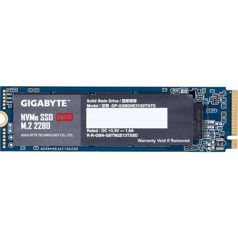 Gigabyte GP-GSM2NE3100TNTD M.2 1TB PCIe 3.0 NVMe Internal SSD