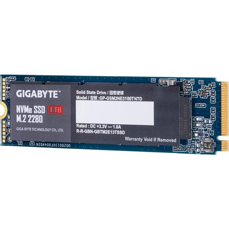 Gigabyte GP-GSM2NE3100TNTD M.2 1TB PCIe 3.0 NVMe Internal SSD