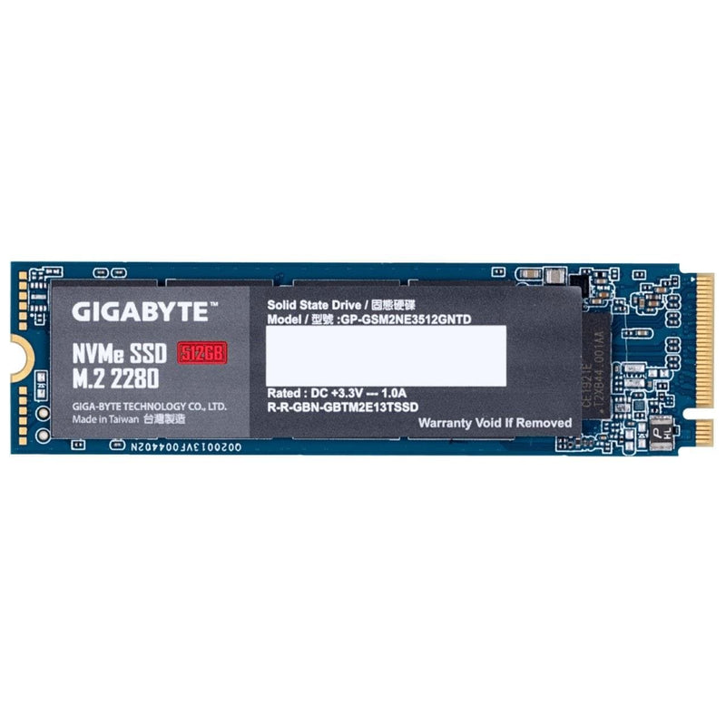 Gigabyte GP-GSM2NE3512GNTD M.2 512GB PCIe 3.0 NVMe Internal SSD