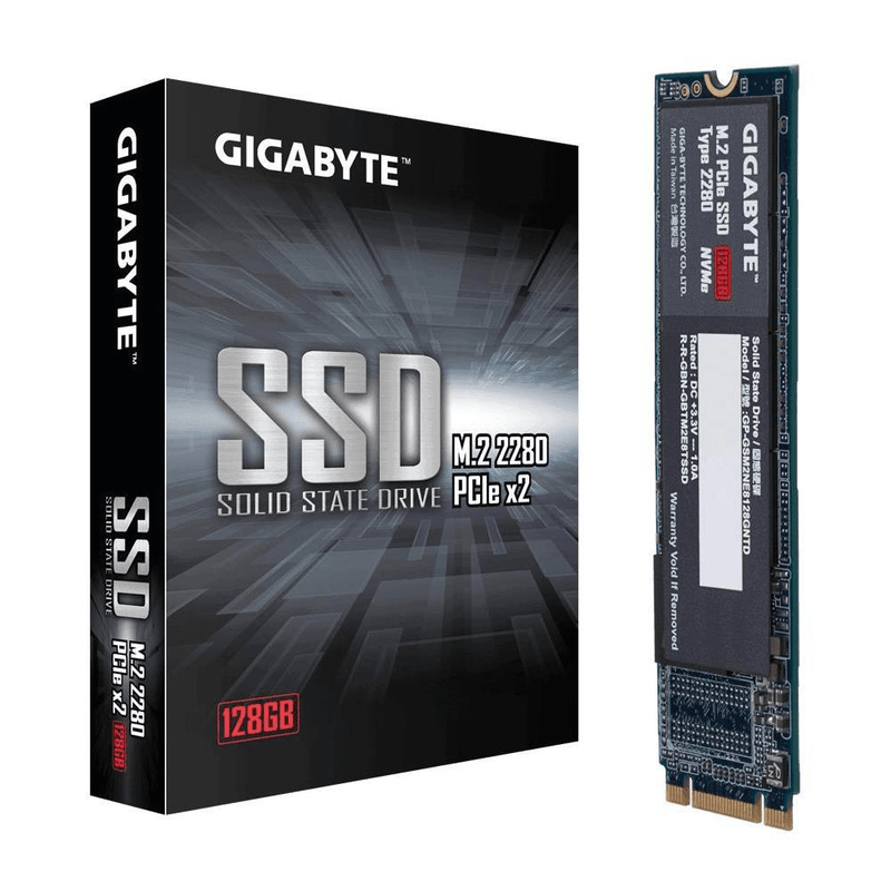 GIGABYTE GP-GSM2NE8128GNTD M.2 128GB PCIe 3.0 NVMe Internal SSD