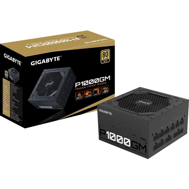 Gigabyte P1000GM 80 Plus Gold 1000W Power Supply Unit GP-P1000GM