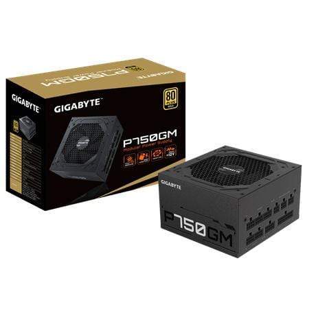GIGABYTE GP-P750GM 80 PLUS Gold 750W 20+4 pin ATX Black Power Supply GP-P750GM