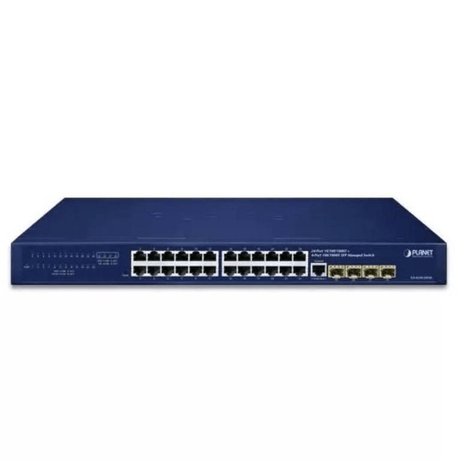 Planet GS-4210-24T4S 24-port Gigabit L2/L4 SNMP Managed Switch with 4 x SFP Ports