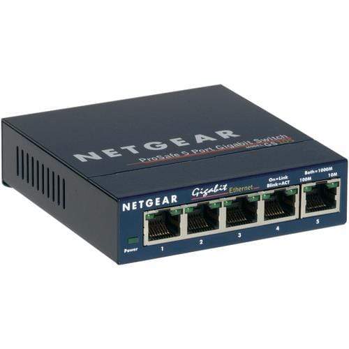 Netgear GS105 Unmanaged Switch Gigabit Ethernet Blue GS105GE