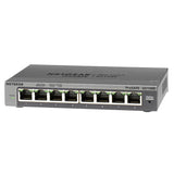 Netgear Gigabit Plus Switch Series GS108E Managed Ethernet Black GS108E-300PES