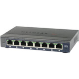 Netgear Gigabit Plus Switch Series GS108E Managed Ethernet Black GS108E-300PES