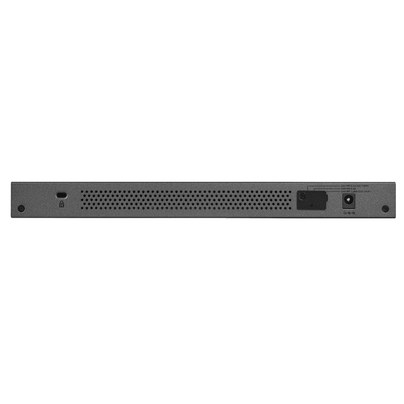 Netgear GS116PP Unmanaged Switch Gigabit Ethernet PoE Black Netgear GS116PP Unmanaged Switch Gigabit Ethernet PoE Black