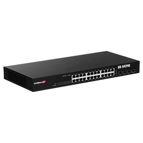 Edimax GS-5424G Long Range 24-port Gigabit Web Smart Switch with 4 SFP Slots GS5424G