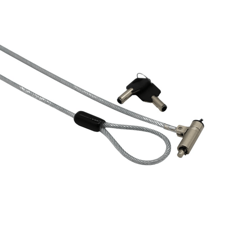 Gizzu 1.8m Nano Key Lock Security Cable with Key - GSCNK