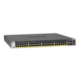 Netgear M4300-52G-PoE+ 52-port Managed Switch L2/L3/L4 Gigabit Ethernet PoE 1U Black 1000W PSU GSM4352PB-100NES