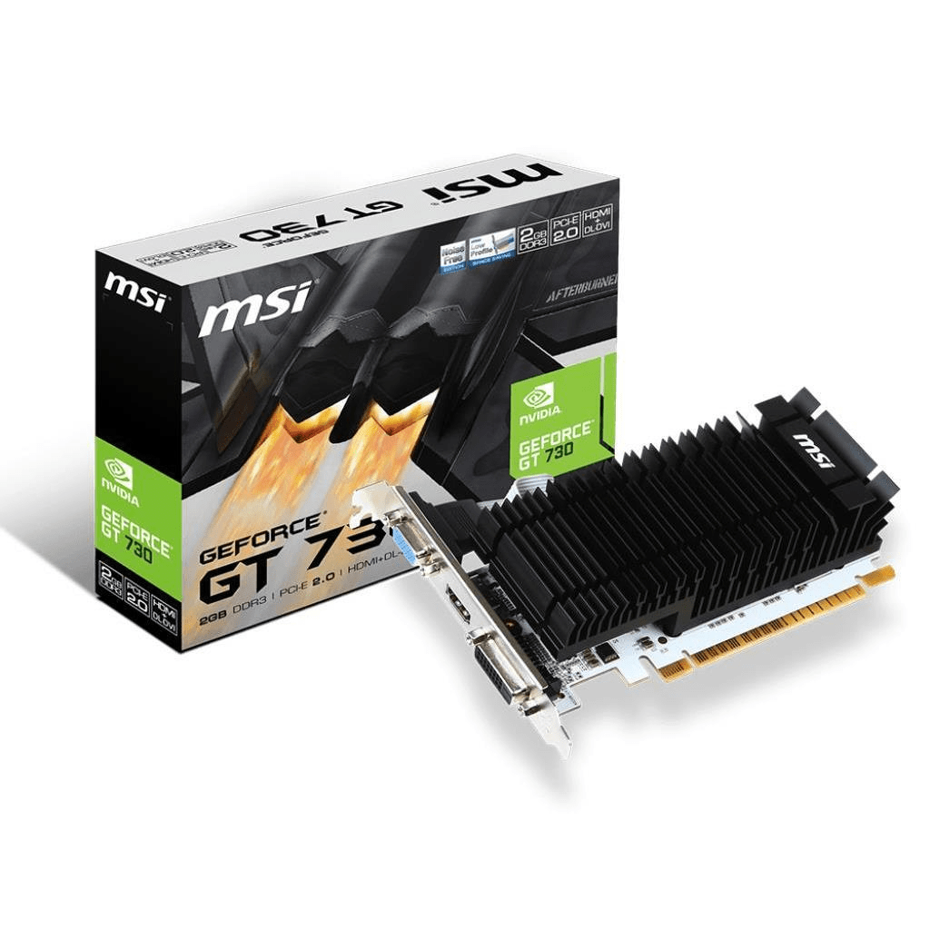 MSI GT 710 2GD3H LP graphics card NVIDIA GeForce GT 730 2 GB GDDR3 FirstShop