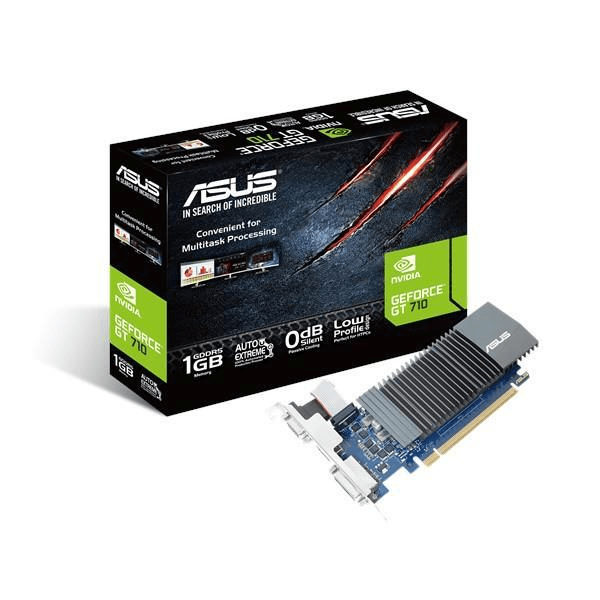 ASUS Nvidia GeForce GT 710 GT710-SL-1GD5 Graphics Card - GT710 1GB GDDR5