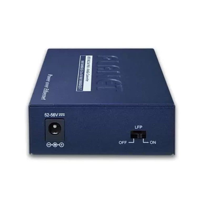 Planet GTP-805A 100/1000X to 10/100/1000T 802.3at PoE+ Media Converter - SFP, mini-GBIC