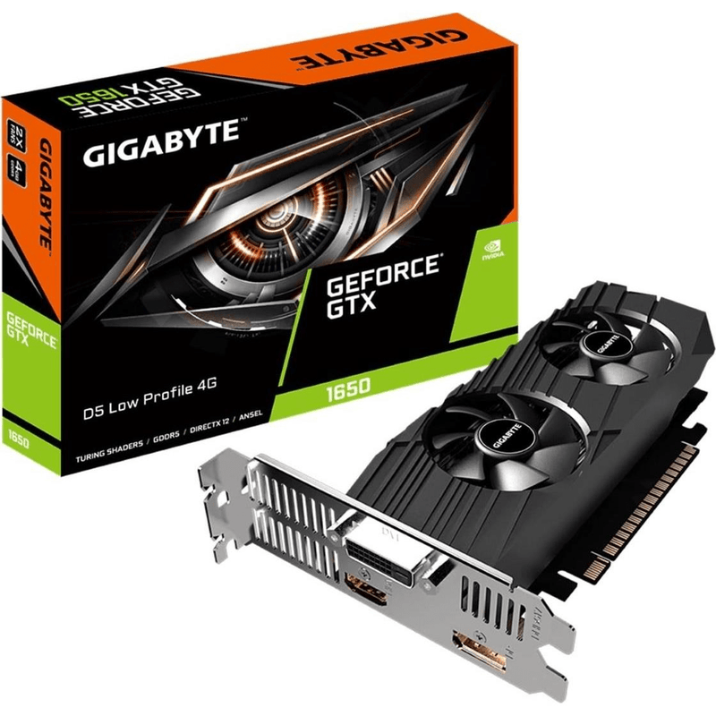 Gigabyte GeForce GTX 1650 D5 4GB GDDR5 Graphics Card GV-N1650D5-4GL