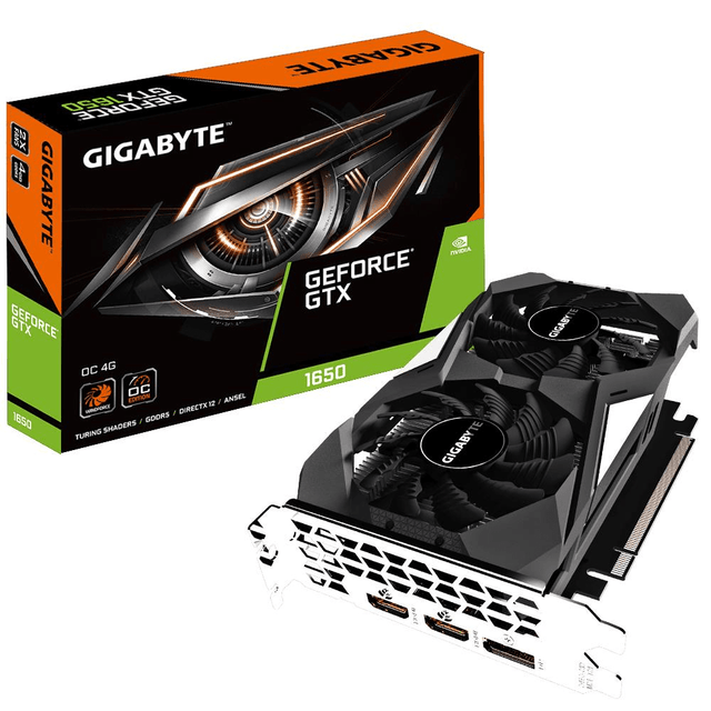 Gigabyte nVidia GTX1650 OC 4GB GDDR5 Graphics Card GV-N1650OC-4GD