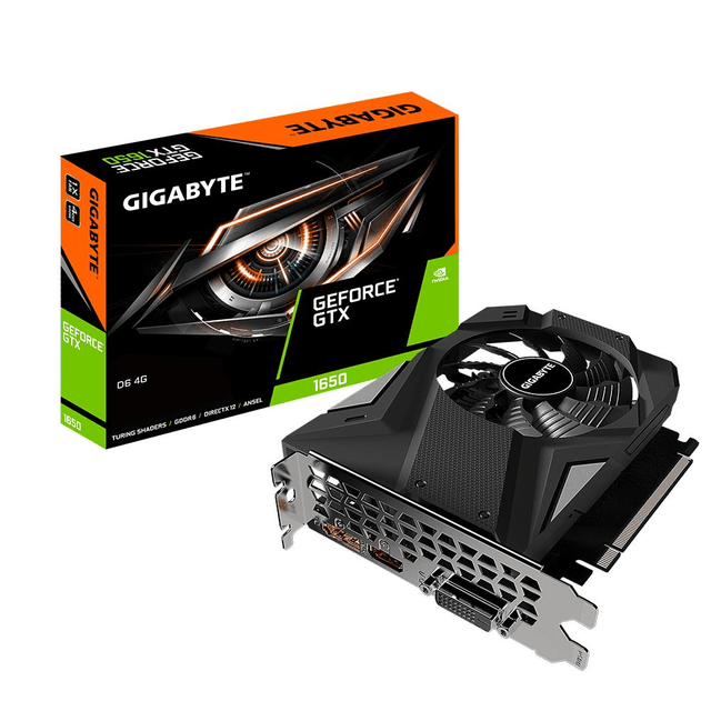 Gigabyte GeForce GTX 1650 D6 4G (rev. 1.0) NVIDIA 4 GB GDDR6 Gigabyte GeForce GTX 1650 D6 4G (rev. 1.0) NVIDIA 4 GB GDDR6
