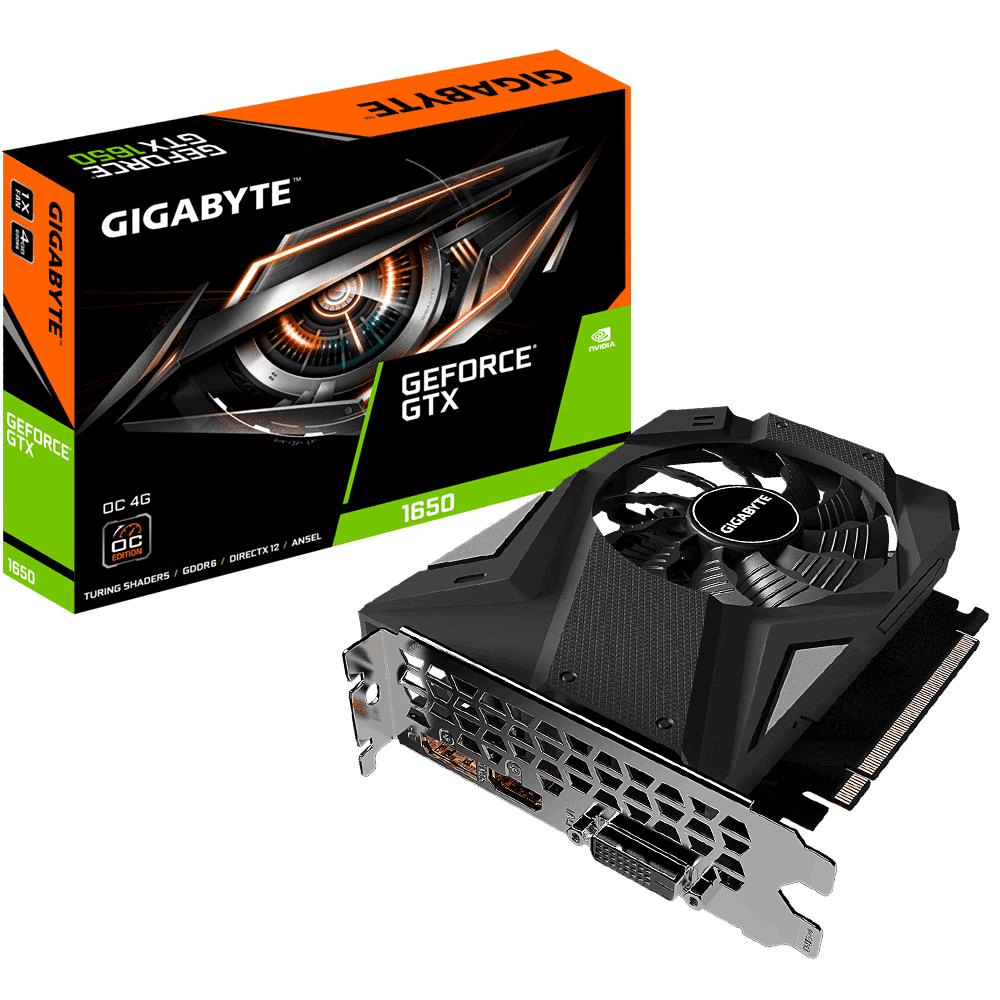 Gigabyte GeForce GTX 1650 GB GDDR6 Graphics Card GV-N1656OC-4GD