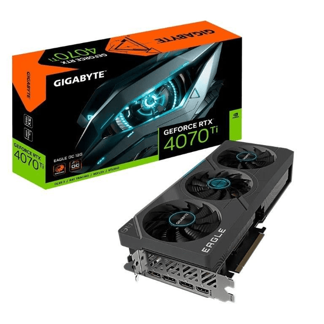 Gigabyte GeForce RTX 4070 Ti Eagle OC 12GB GDDR6X Graphics Card GV-N407TEAGLE OC-12GD