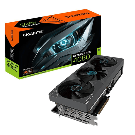Gigabyte Eagle OC Nvidia GeForce RTX 4080 16GB GDDR6X Graphics Card GV-N4080EAGLE OC-16GD