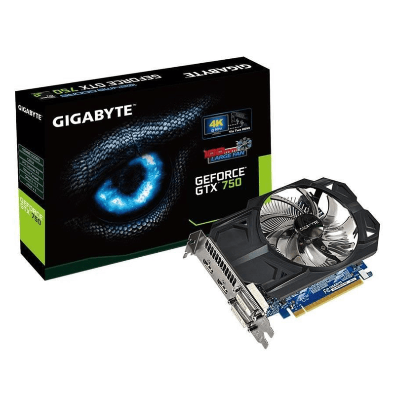 GIGABYTE Nvidia GeForce GTX 750 GV-N750OC-1GI Graphics Card - GTX750 1GB GDDR5