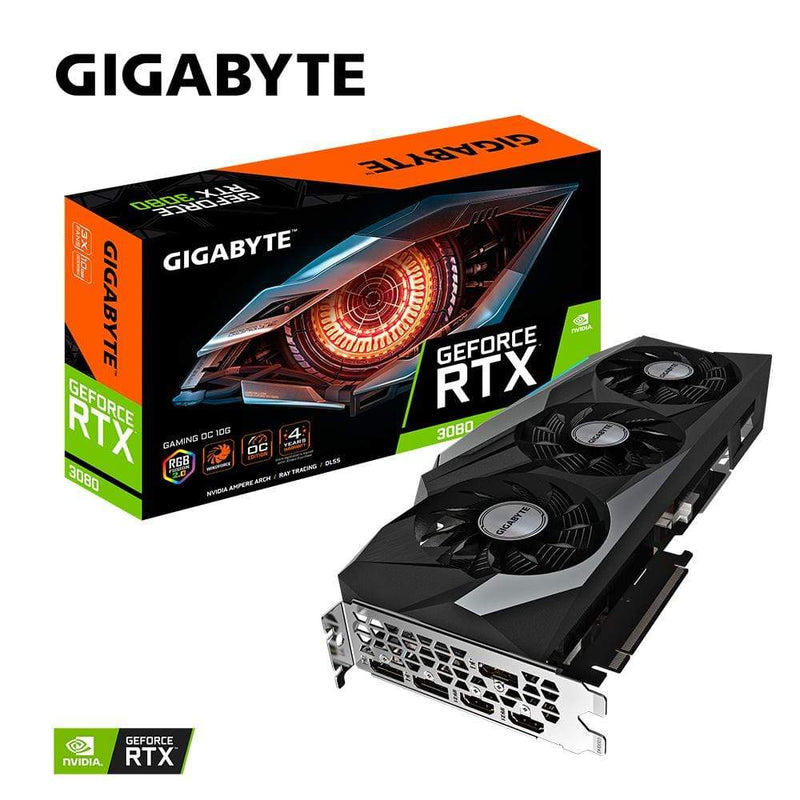 GIGABYTE AMD GeForce RTX 3080 GVN3080GO-00-10 Graphics Card - RTX3080 10GB GDDR6X