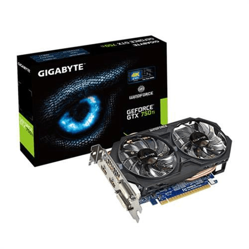 GIGABYTE Nvidia GeForce GTX 750 Ti GVN75TO2GI-00-G Graphics Card - GTX750 Ti GV-N75TOC-2GI 2GB GDDR5