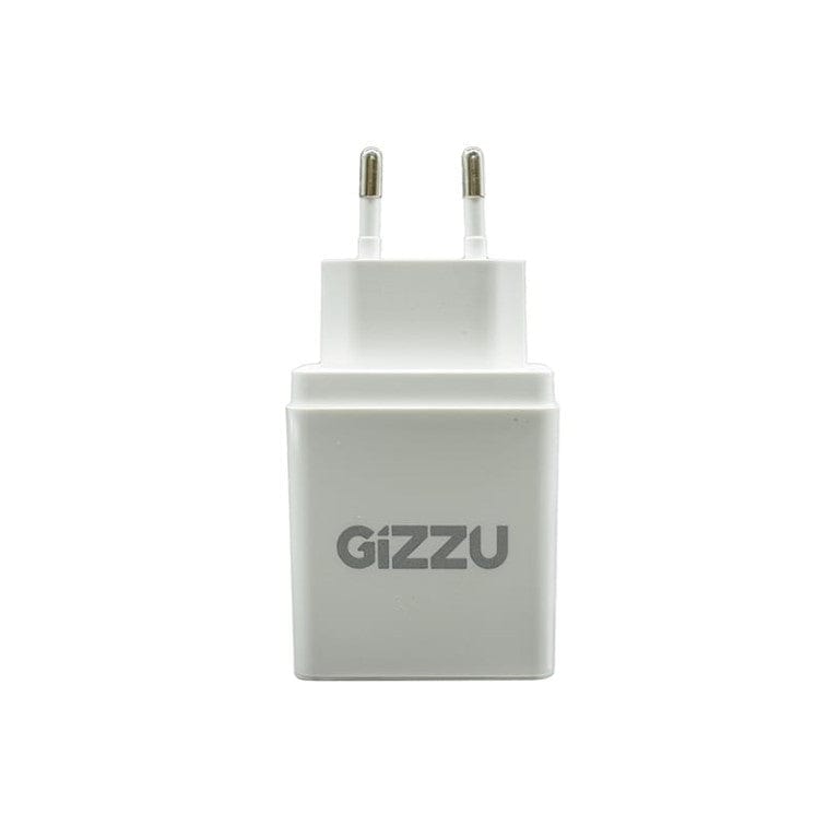 Gizzu Wall Charger Dual USB Port White GWC2U34W