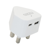 Gizzu Wall Charger Type C 20 USB SA 3 Prong White - GWCUC20W