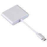 Tuff-Luv 3-in-1 USB 3.1 Type C and HDMI Adapter - Silver H10_75