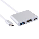 Tuff-Luv 3-in-1 USB 3.1 Type C and HDMI Adapter - Silver H10_75