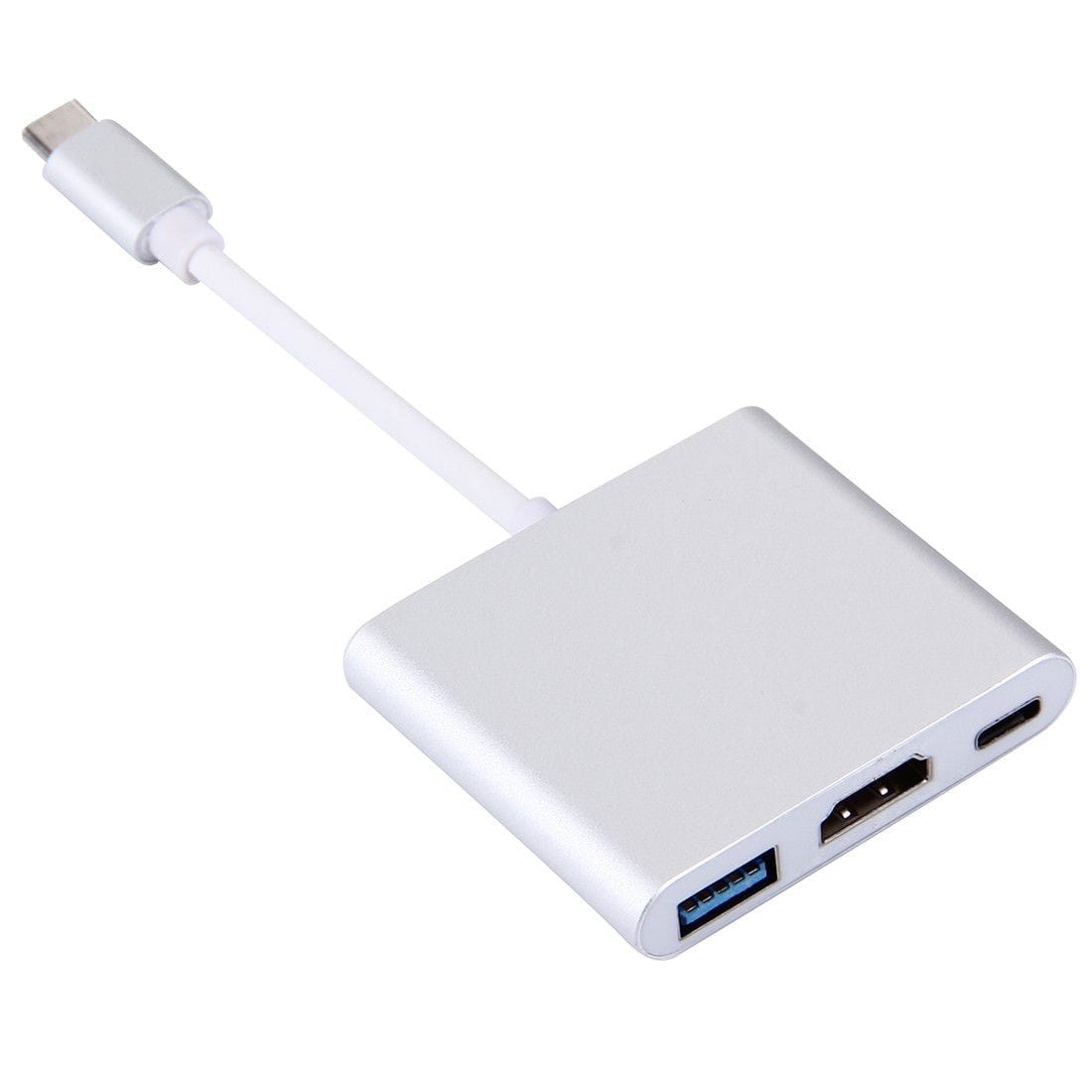 Tuff-Luv 3-in-1 USB 3.1 Type C and HDMI Adapter - Silver H10_75