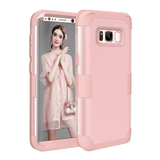 Tuff-Luv Tough 3 in 1 Armour Guard Case for Samsung Galaxy S8 +/Plus Rose Gold H11_94