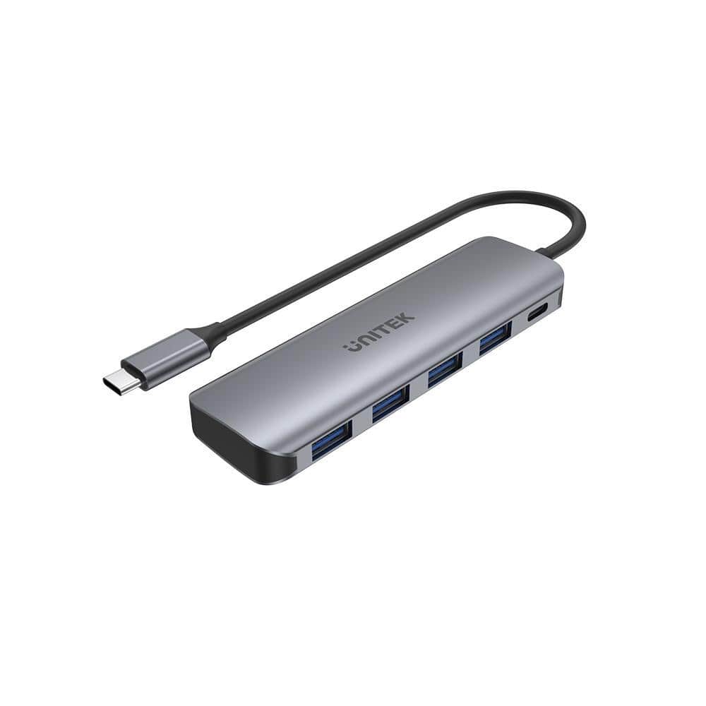 Unitek uHUB P5+ 5-in-1 USB-C Hub with 100W Power Delivery H1107B