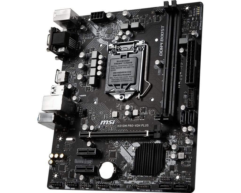 MSI H310M PRO-VDH PLUS Intel LGA 1151 (Socket H4) Micro ATX Motherboard