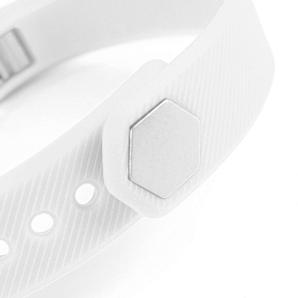 Tuff-luv Silicone Strap for the FitBit Alta Size Small - White H4_41