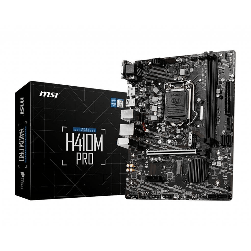 MSI H410M-PRO Intel LGA 1200 Micro ATX Motherboard
