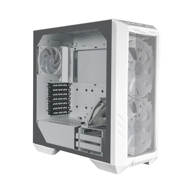 Cooler Master HAF 500 Midi Tower Gaming PC Case White H500-WGNN-S00